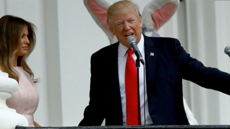 The Trumps host their first Easter Egg Roll - CNN Video