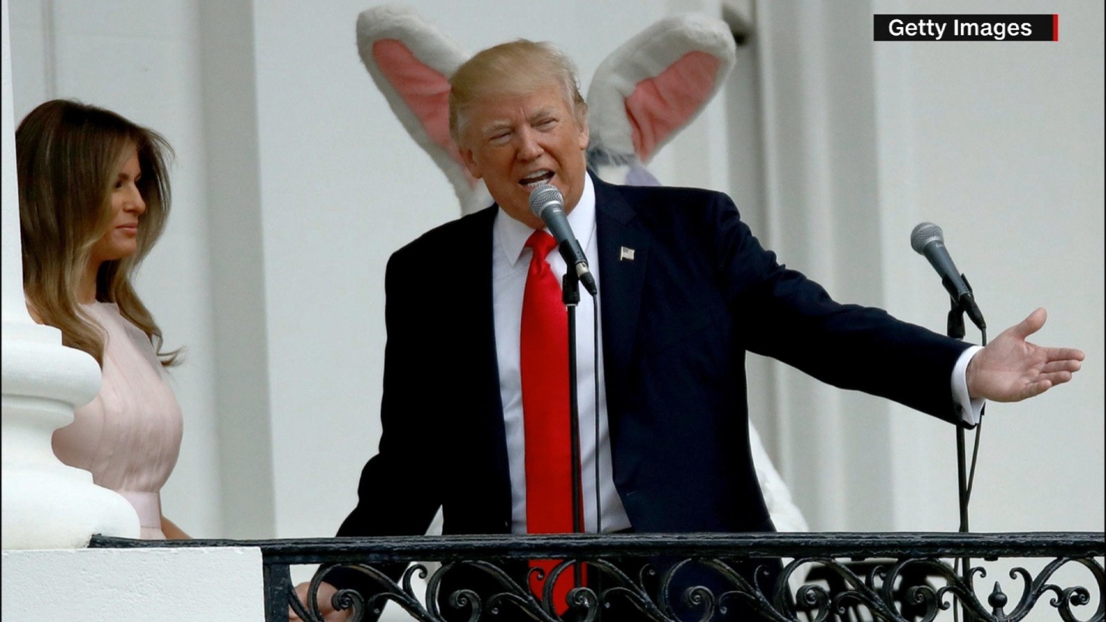 The trumps host their first easter egg roll cnn video