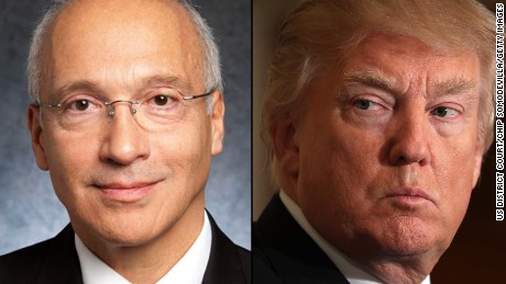 Judge Gonzalo P. Curiel and President Donnald Trump