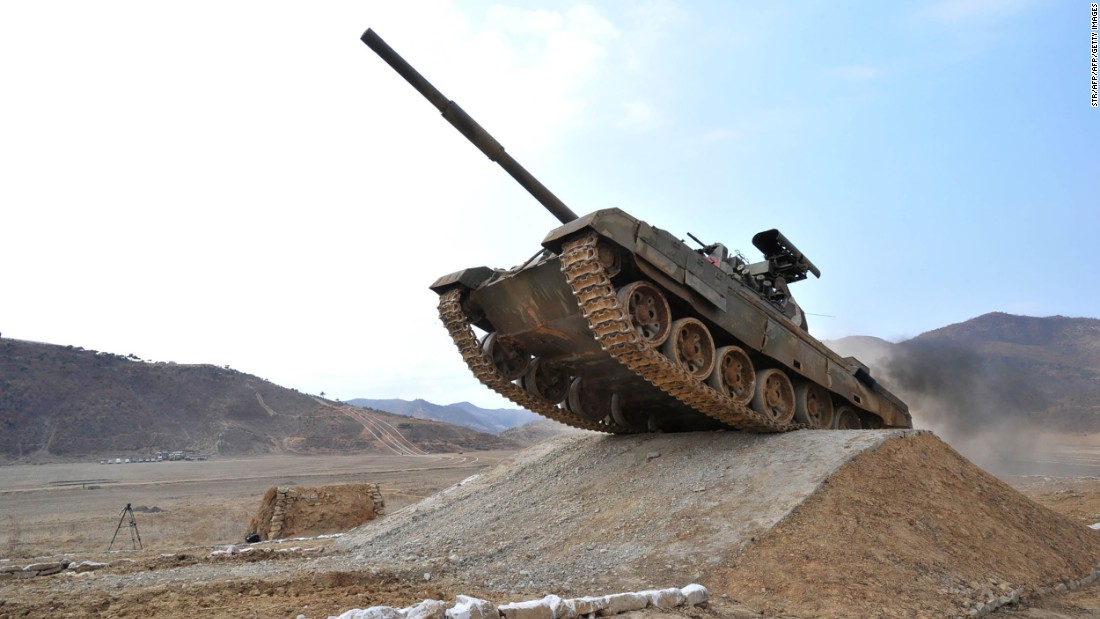 &lt;strong&gt;A North Korean tank participates in a competition in this 2017 picture released from North Korea&#39;s official Korean Central News Agency. North Korea has 3,500 main battle tanks in its arsenal.&lt;/strong&gt;