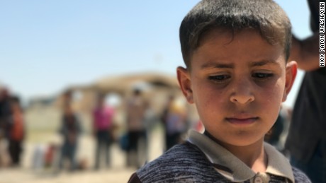 Many children are among the families who&#39;ve fled Mosul, with harrowing stories of their treatment by ISIS fighters.