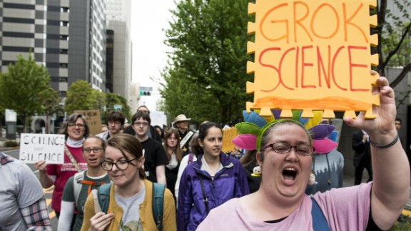 March For Science Crowds Join Global Earth Day Protests Cnn