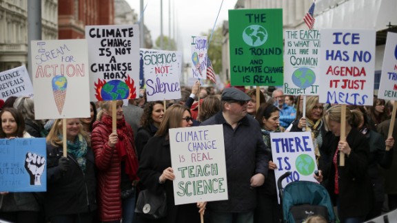 March For Science Crowds Join Global Earth Day Protests Cnn