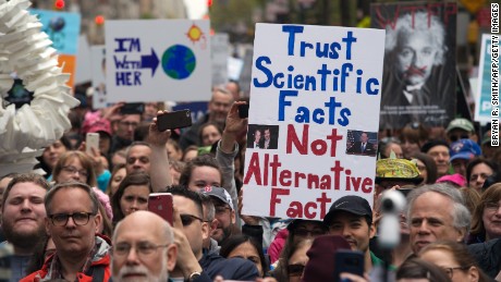 Protesters to Trump: Science matters