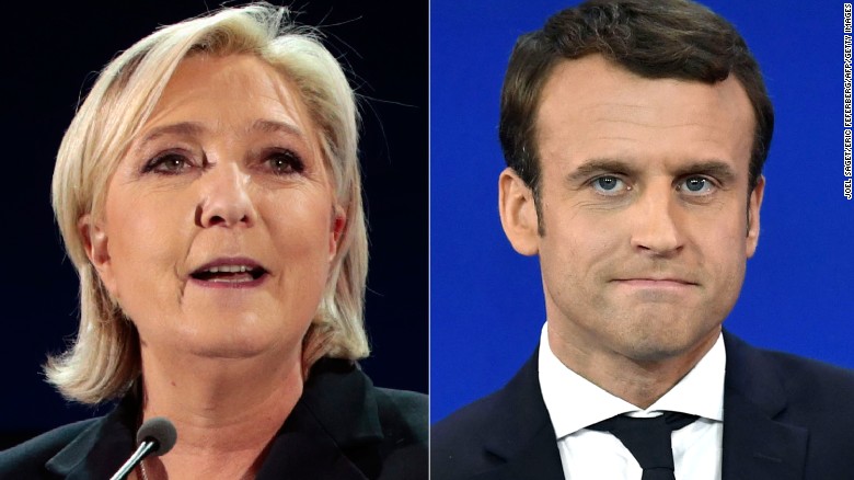 Macron, Le Pen advance to runoff 