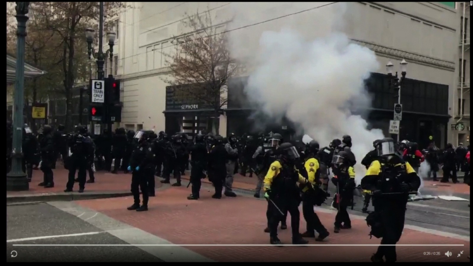 Several arrests in Portland May Day protests CNN Video