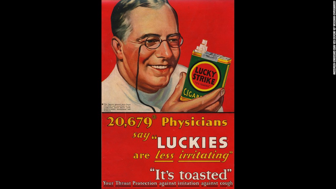 Today, we know that smoking kills. But it wasn&#39;t so long ago that images of doctors, nurses and celebrities told us to light up. It was good for you, they said. These historical ads tell the story.