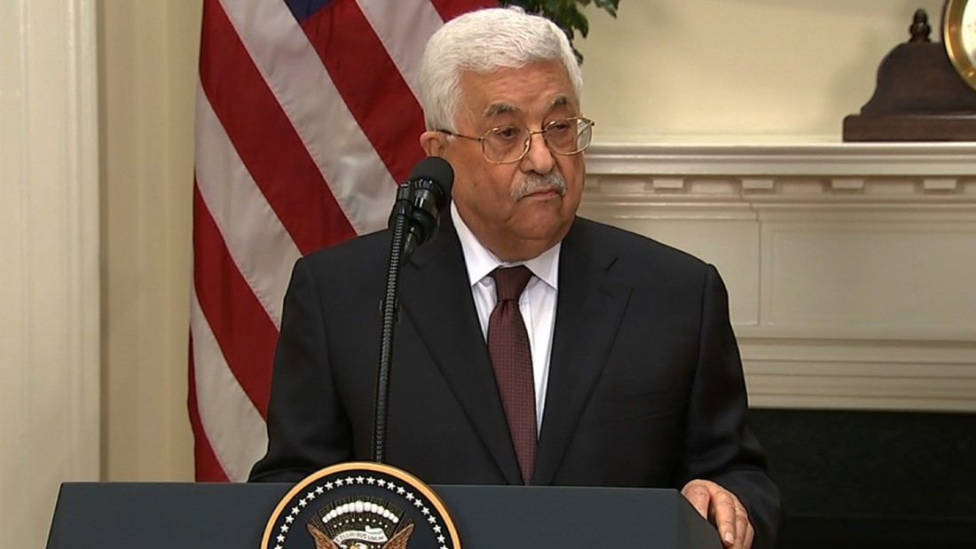 Abbas With Trumps Wisdom Peace Is Possible Cnn Video 