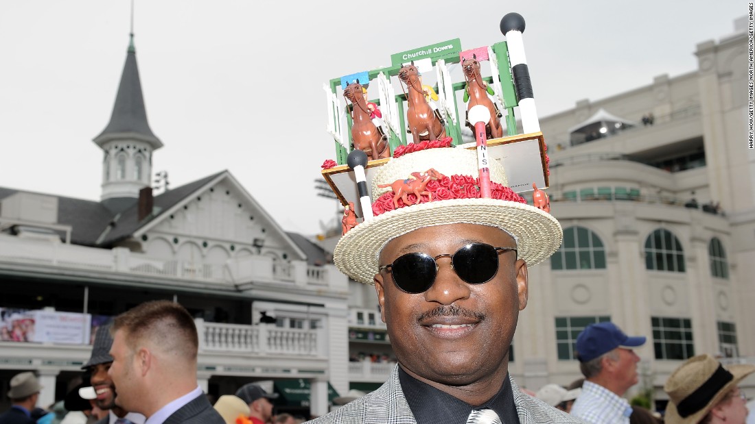 The event, like so many other horse races, has a reputation for attracting weird and wonderful head gear. 