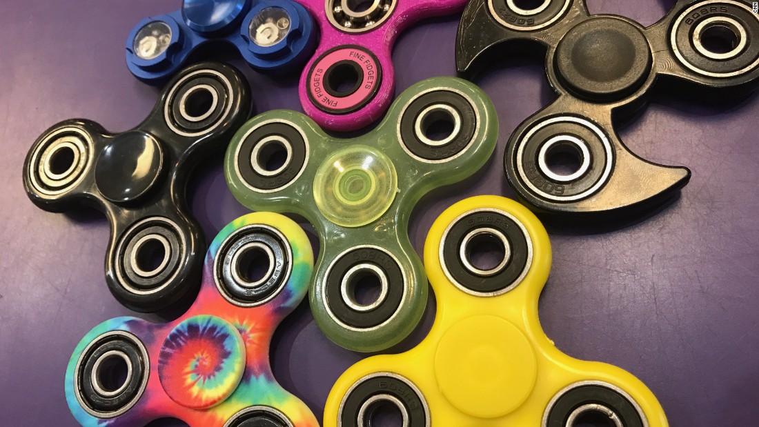 different fidget spinners