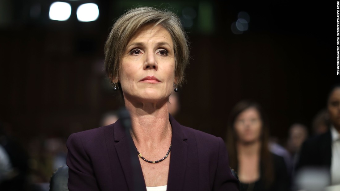 Sally Yates, who raised alarm about Flynn's calls, testifies in GOP-led probe