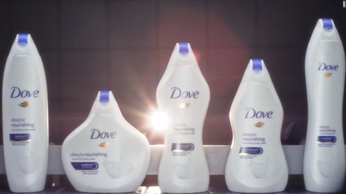 New Dove body wash bottles spark backlash - CNN Video
