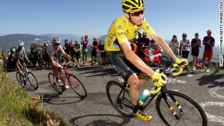 Chris Froome is a four-time winner of the prestigious Tour de France.