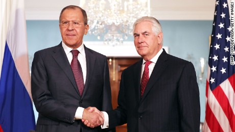 Russian Foreign Minister Sergey Lavrov and US.
Secretary of State Rex Tillerson met on Wednesday.