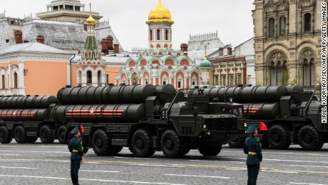 Russia showed off its military might during a Victory Day parade in May 2017.