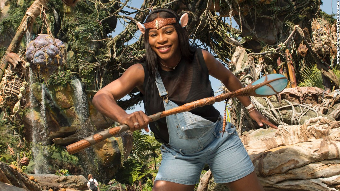 The American appears to be enjoying her time away from the Tour, channeling her inner Na&#39;vi during a sneak peek at Pandora - The World of Avatar at Disney&#39;s Animal Kingdom. 
