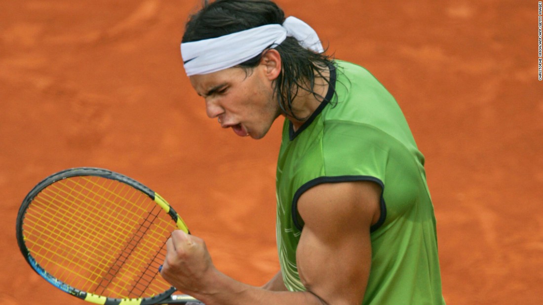 A lot has changed since a 19-year-old Rafael Nadal became only the second man in history to win Roland Garros at the first attempt. The bulging biceps, long hair and headband remain, but the Spaniard&#39;s sense of style has certainly changed.