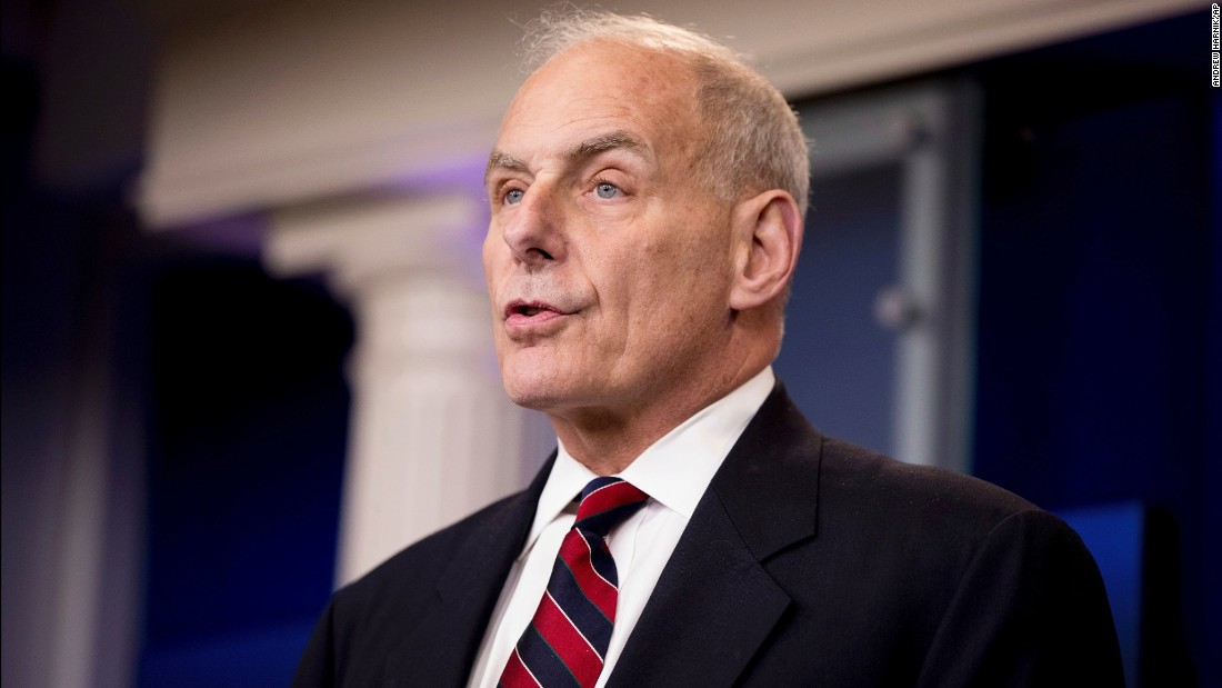 John Kelly on ICE arrestees: 'not the valedictorians' - CNNPolitics