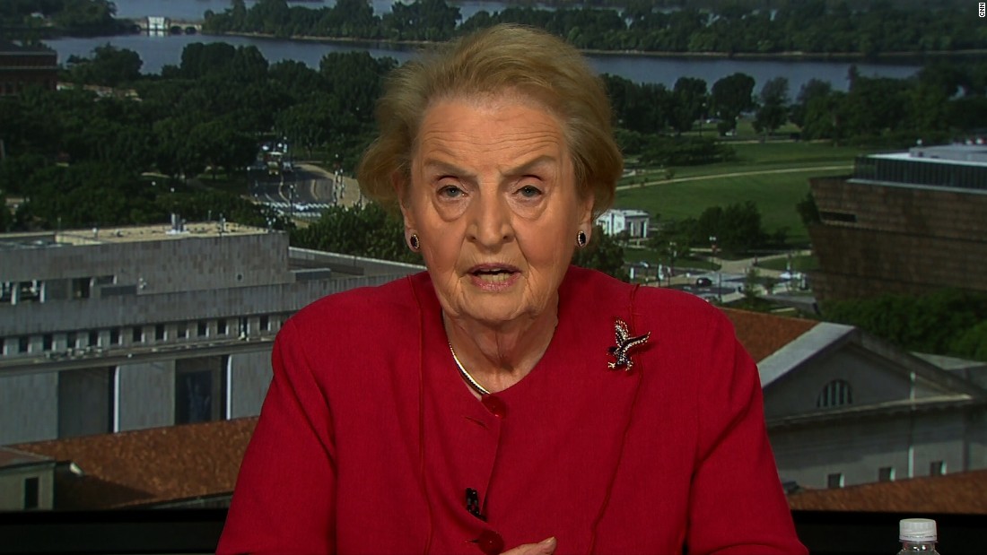Madeleine Alrbright We Have A President Who Doesnt Seem To Do His 