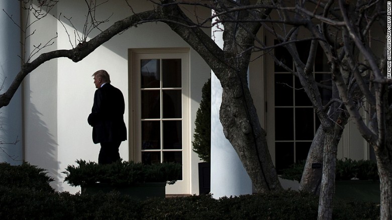 TOPSHOT - US President Donald Trump walks to Marine One for his first trip as President, on the South Lawn of the White House January 26, 2017 in Washington, DC. / AFP / Brendan Smialowski (Photo credit should read BRENDAN SMIALOWSKI/AFP/Getty Images)