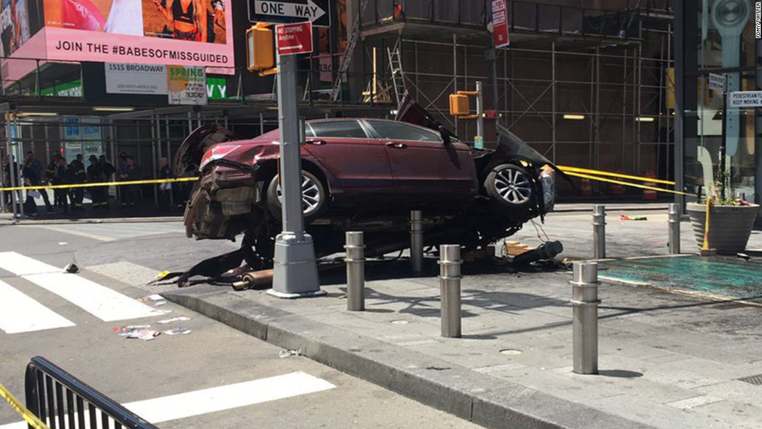 Rampage spurs calls to ban cars from New York's Times Square