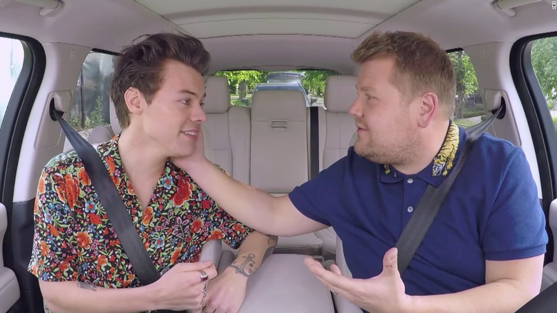 Harry Styles gets emotional during 'Carpool Karaoke' jam session CNN