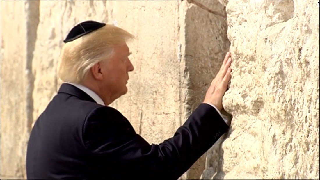 Trump makes historic visit to Western Wall | CNN Politics