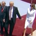 Donald and Melania Trump Awkward Moment Israe