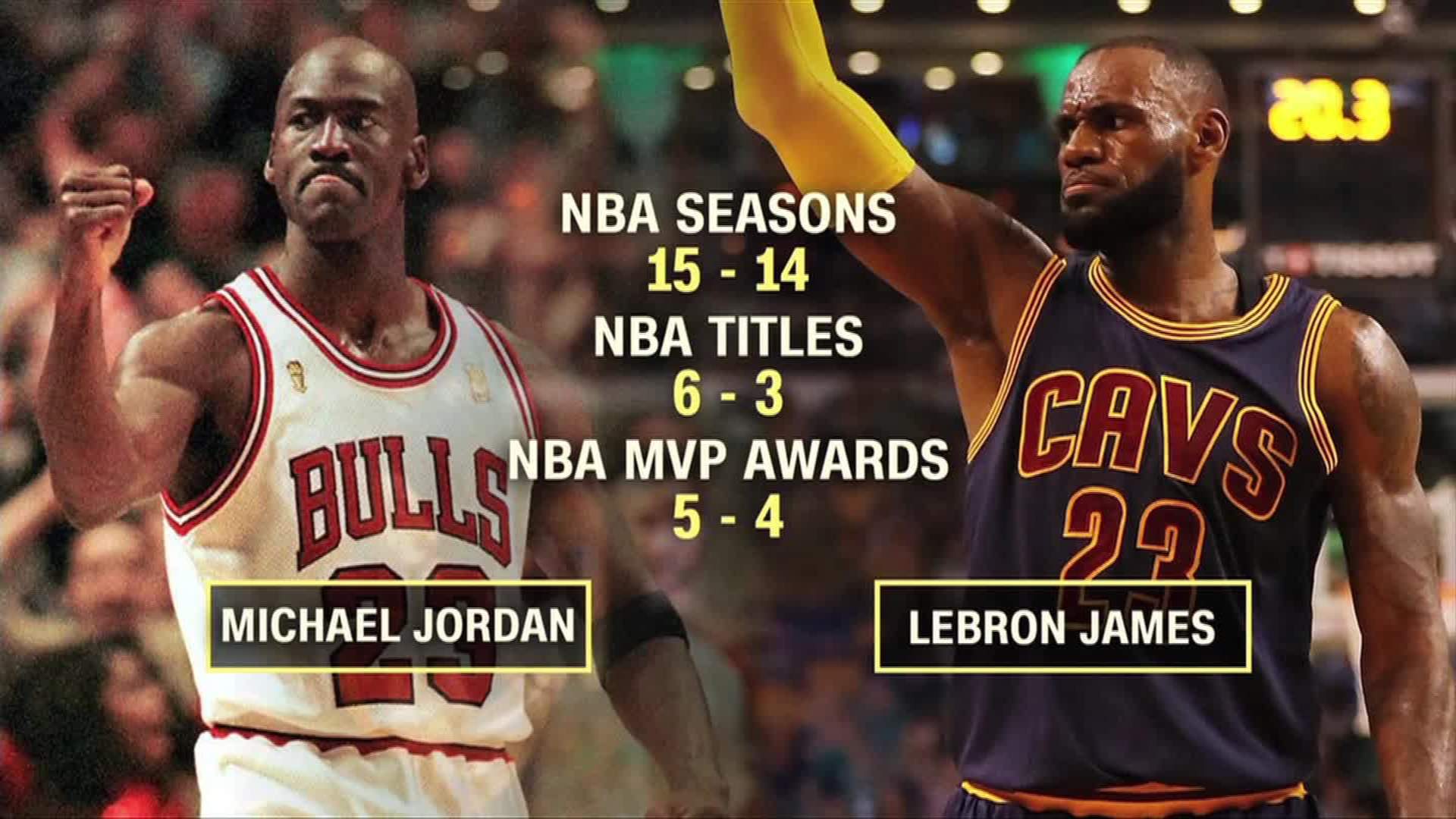 LeBron James vs. Michael Jordan: Who's 