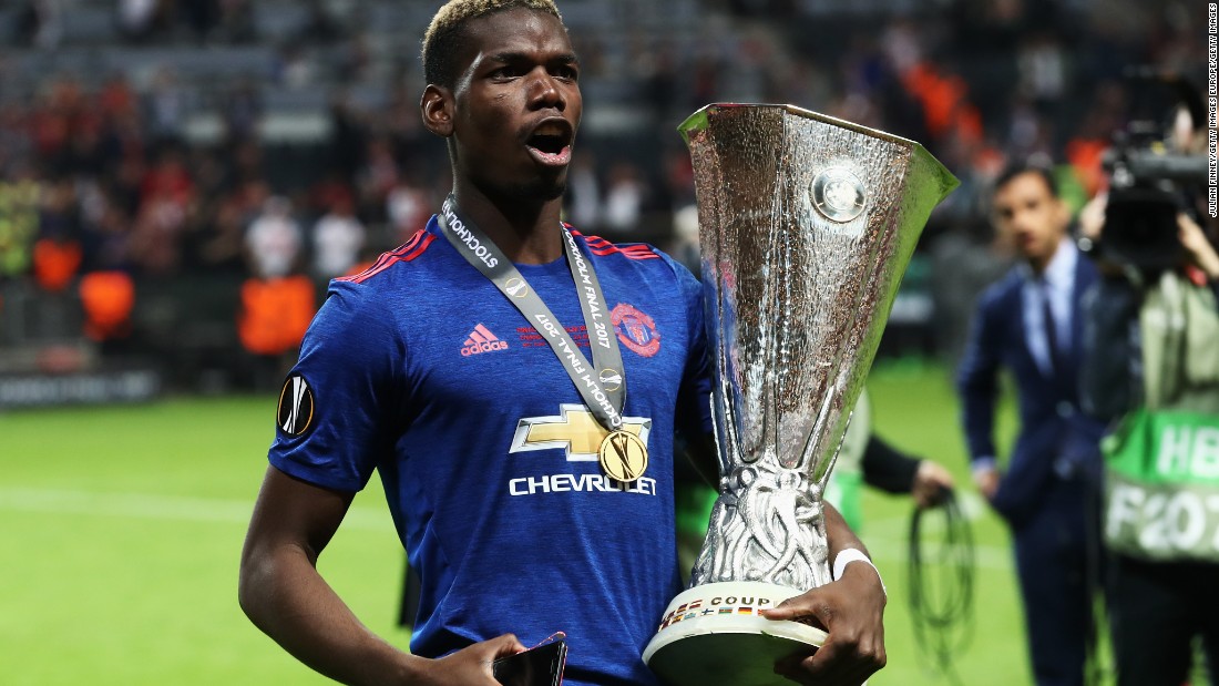 In his first season with United, he scored five Premier League goals and helped the club win three trophies -- the Europa League, the League Cup and Charity Shield. 