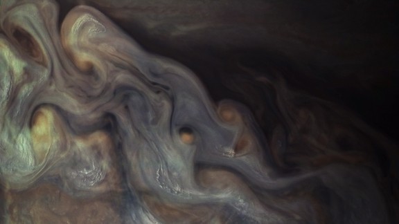 An even closer view of Jupiter