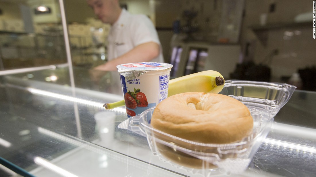 For those with less time, the military offers healthy grab-and-go breakfast options such as bagels, fruit and yogurt. &quot;There is a huge food transformation initiative across the services,&quot; Deuster said. &quot;Everyone is realizing that nutrition is very, very important for performance.&quot;