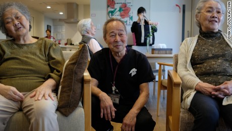 Keichi Tasaka, 70, has been working at Cross Hearts in Yokohama, Japan, for the past five years.