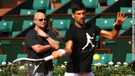 Andre Agassi: Graf pushed me to coach Novak