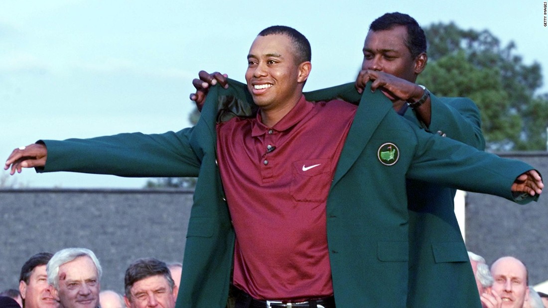 Woods&#39; victory in the 2001 Masters meant he held all four of golf&#39;s major titles at the same time, dubbed the &quot;Tiger Slam.&quot; 