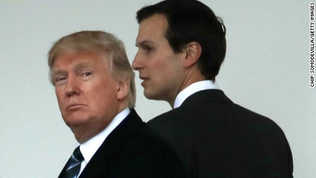 WASHINGTON, DC - MARCH 17:  U.S. President Donald Trump (C) walks along the West Wing colonnade with his daughter Ivanka Trump (L) and his son-in-law and Senior Advisor to the President for Strategic Planning Jared Kushner before he departs the White House March 17, 2017 in Washington, DC. The first family is scheduled to spend the weekend at their Mar-a-Lago Club in Palm Beach, Florida.  (Photo by Chip Somodevilla/Getty Images)