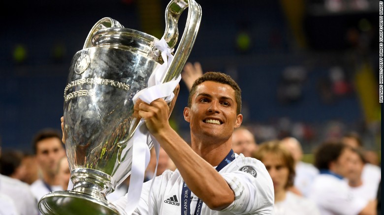 Ronaldo could win the Champions League for a fifth time on Saturday.