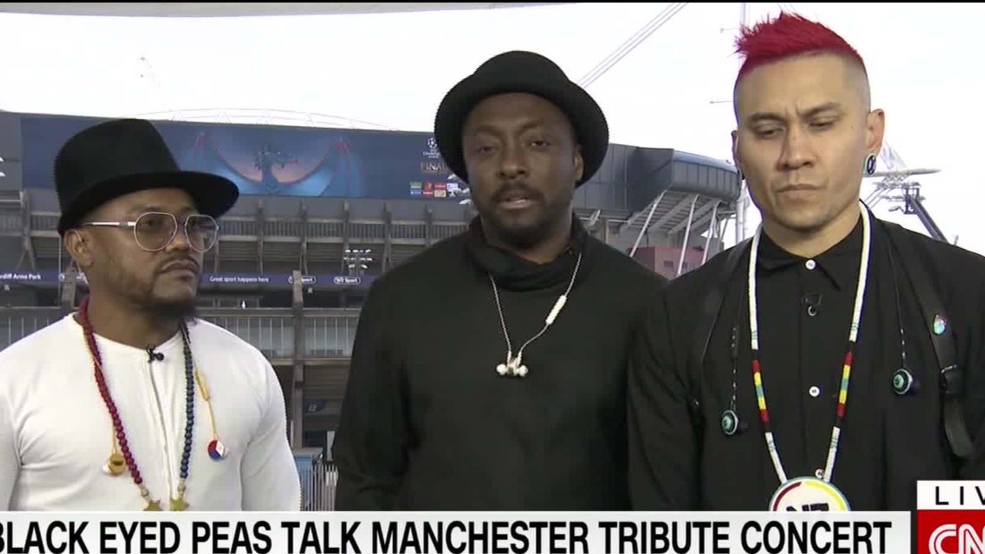 Black Eyed Peas talk Manchester tribute concert - CNN Video