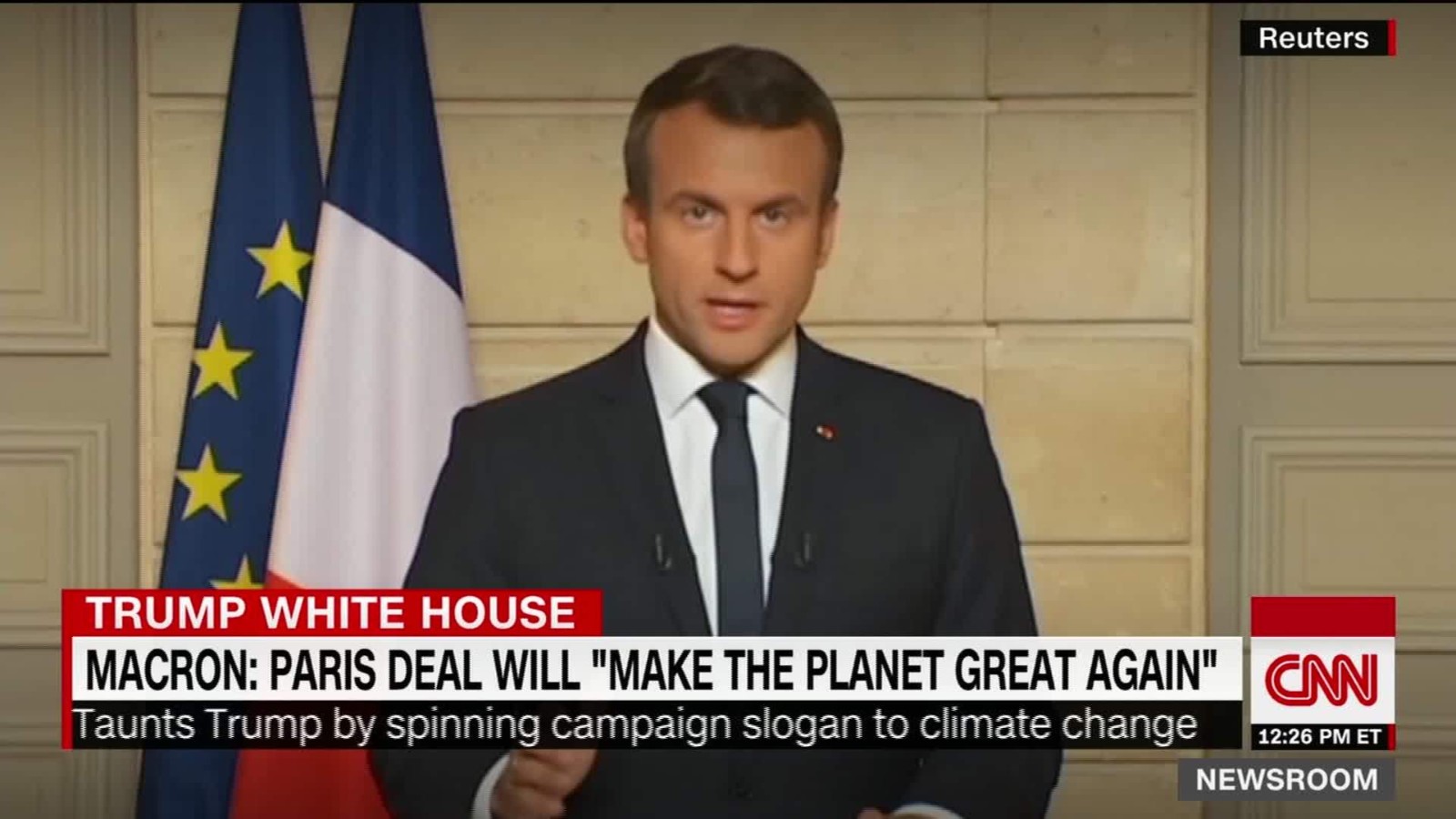 Macron Warns Us Congress: There's No Planet B - Cnn Video