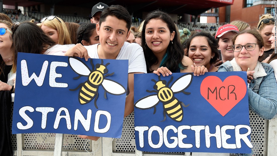 &quot;Our response to this violence must be to come closer together, to help each other, to love more, to sing louder and to live more kindly and generously than we did before,&quot; Grande said.