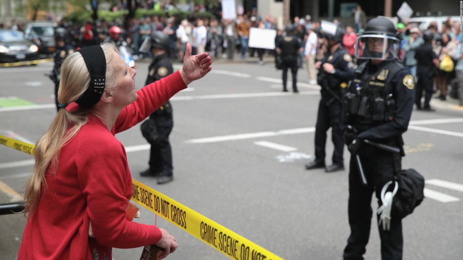 Tensions rise at Portland protests CNN Video