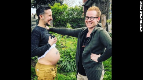 Trystan Reese is a trans man who had a baby with his partner of seven years, Biff Chaplow.