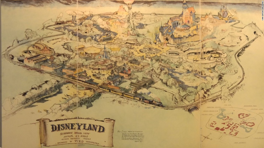 Original Disneyland map set for auction | CNN