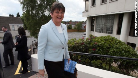 DUP leader, and former Northern Ireland First Minister, Arlene Foster.