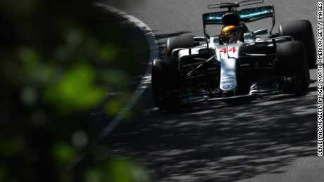 Lewis Hamilton claimed his sixth Canadian Grand Prix pole at Saturday&#39;s qualifying session. 