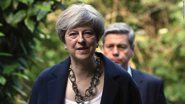 May seeks deal with Northern Ireland's DUP