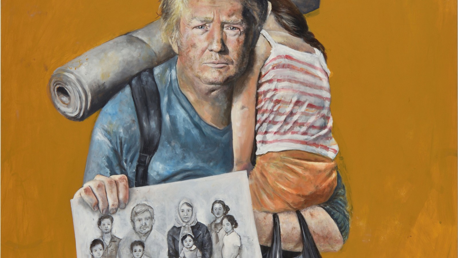 Artist Turns Trump Into A Refugee Cnn Video 1977
