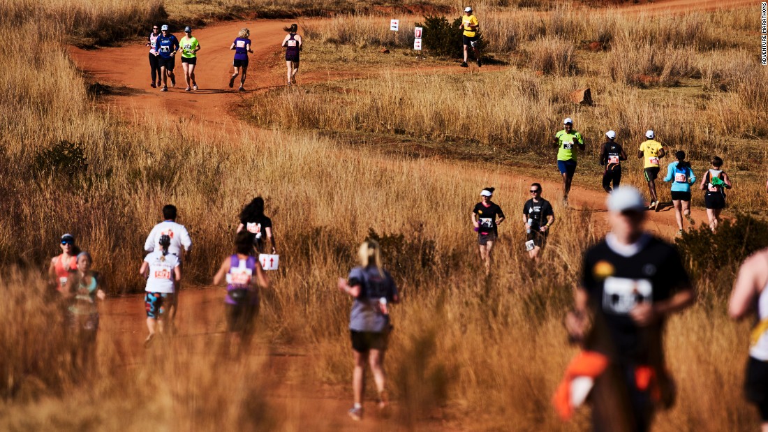 The terrain in the savannah is a tricky mix of sand, pebbles, and loose rocks. It&#39;s smaller than the Great Wall Marathon, with a maximum capacity of 275 runners.