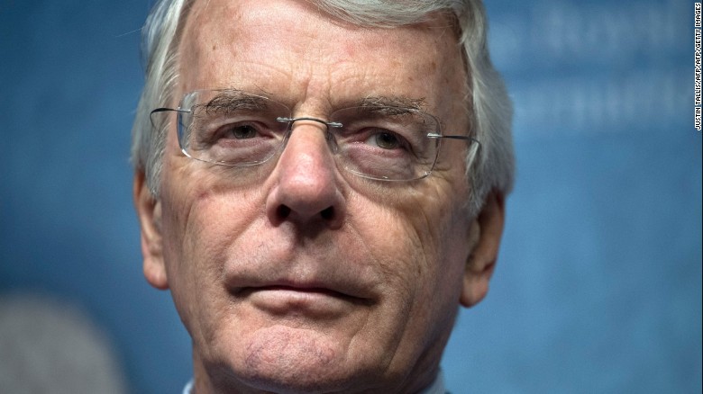 Former British Prime Minister John Major.