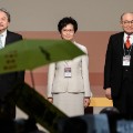 carrie lam election umbrella